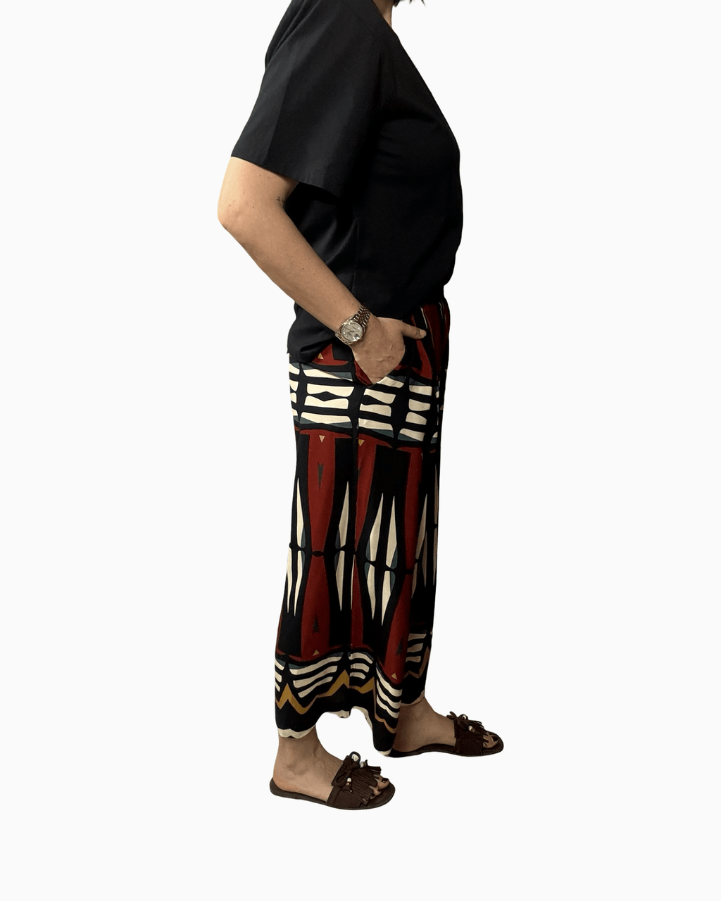PANTALONE ETNICO HAVEONE - XE BLU ABBIGLIAMENTO