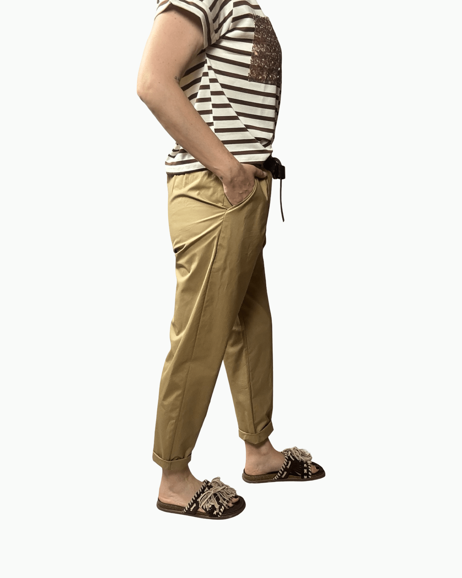 PANTALONE GAMBA ASCIUTTA SUSY MIX - XE BLU ABBIGLIAMENTO