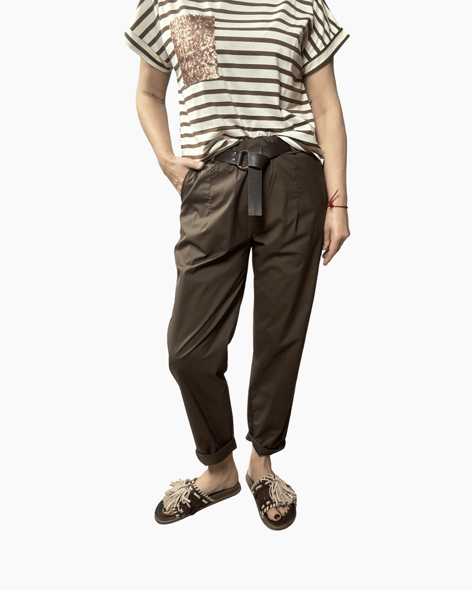 PANTALONE GAMBA ASCIUTTA SUSY MIX - XE BLU ABBIGLIAMENTO