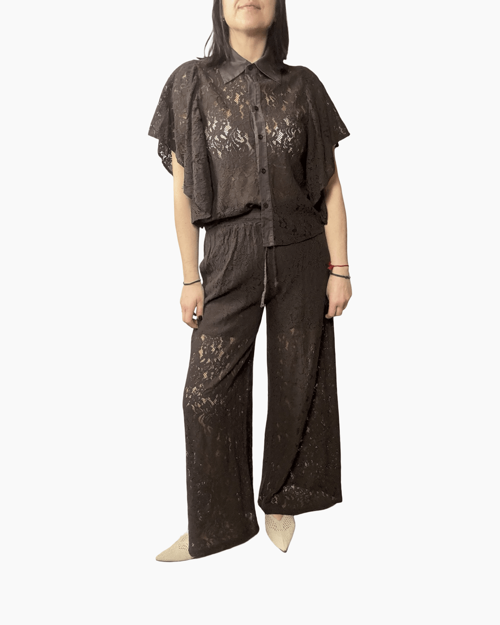 PANTALONE IN PIZZO SUSY MIX - XE BLU ABBIGLIAMENTO