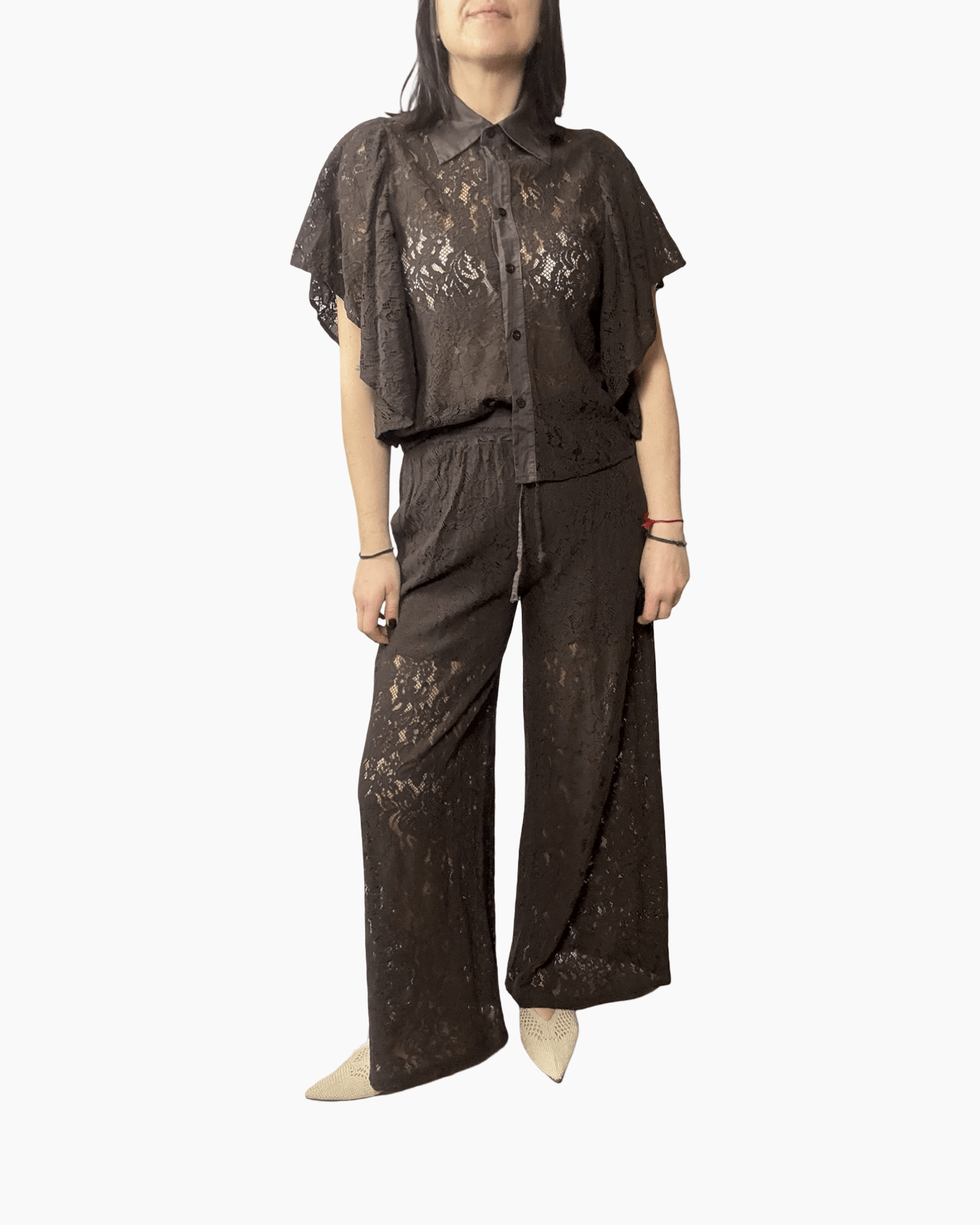 PANTALONE IN PIZZO SUSY MIX - XE BLU ABBIGLIAMENTO