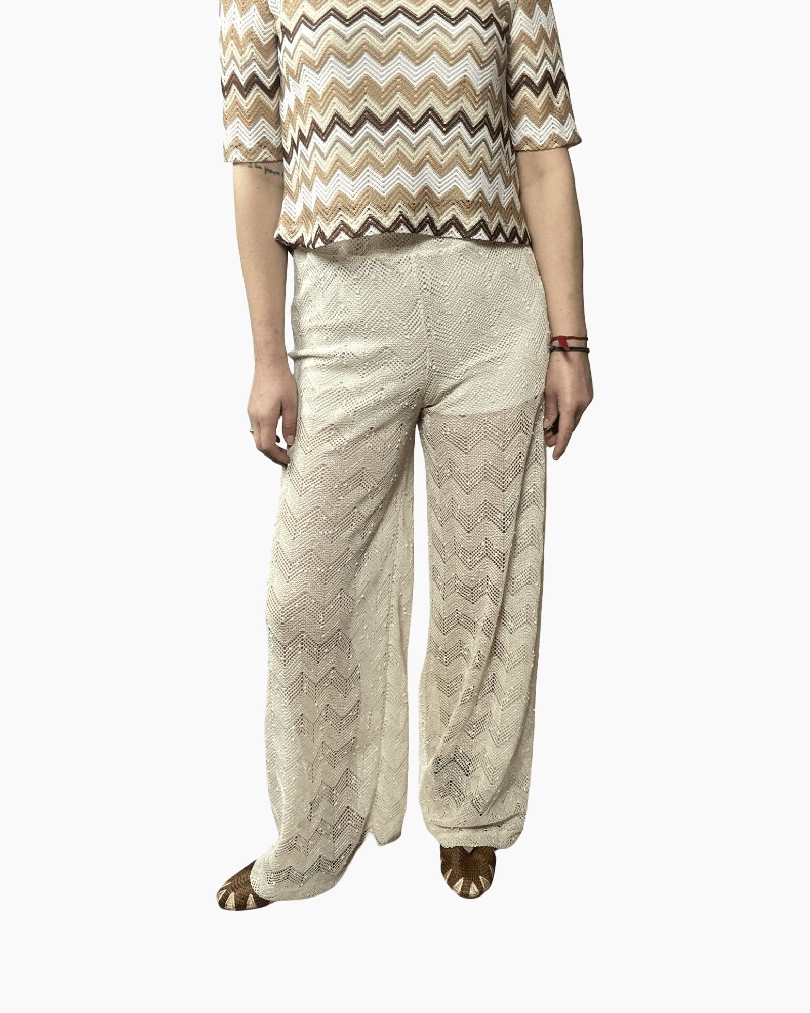 PANTALONE IN PIZZO VICOLO - XE BLU ABBIGLIAMENTO