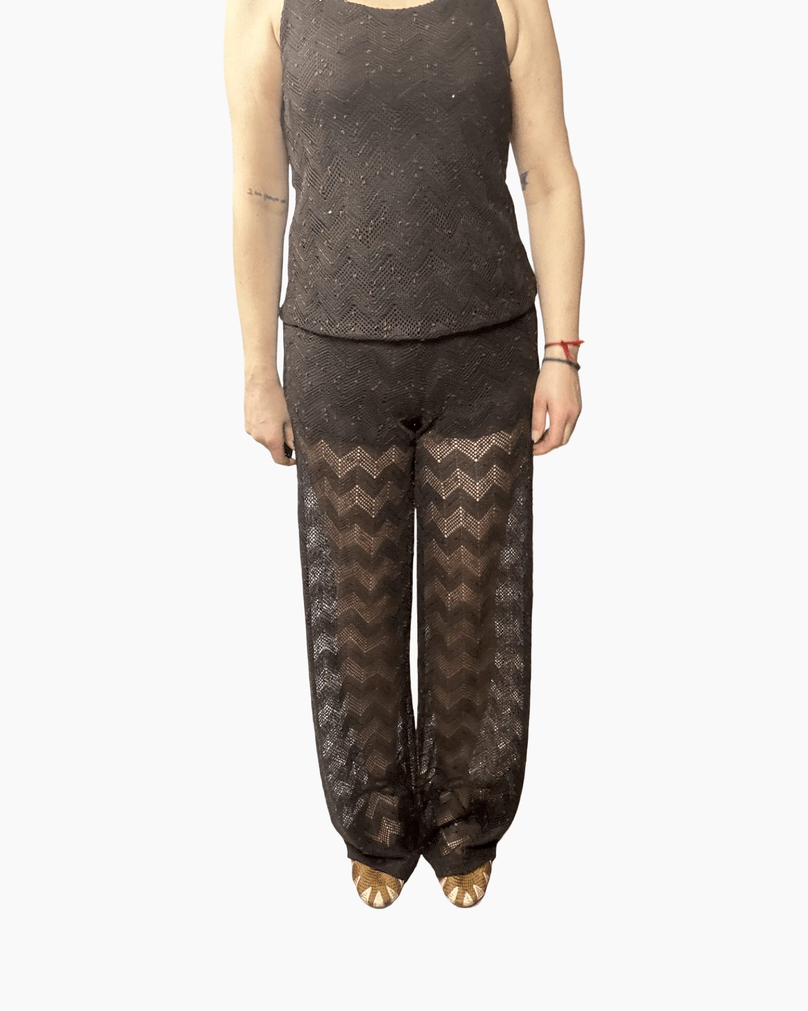 PANTALONE IN PIZZO VICOLO - XE BLU ABBIGLIAMENTO
