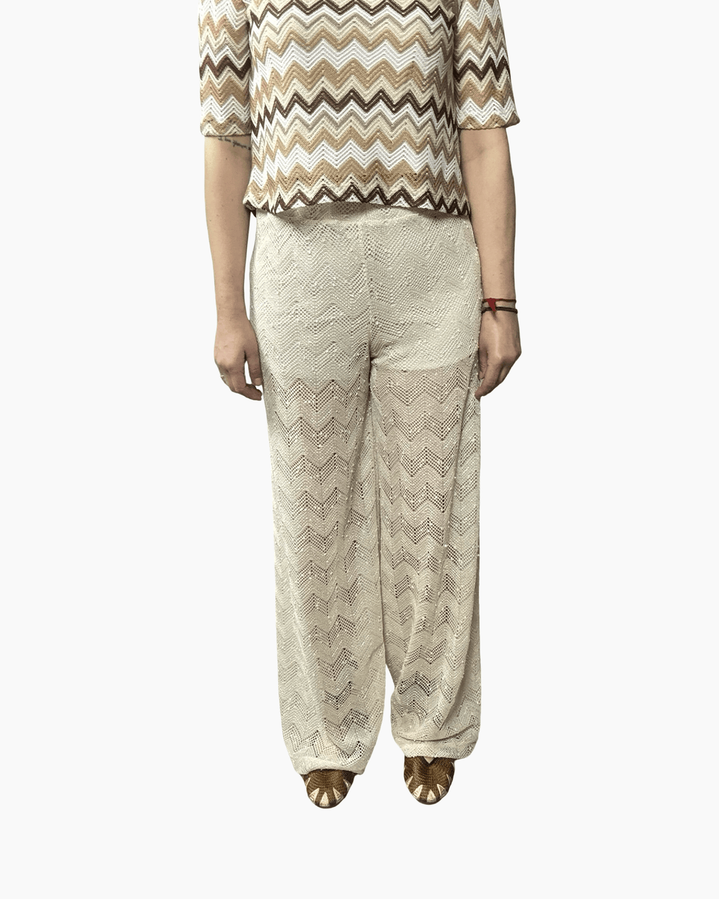 PANTALONE IN PIZZO VICOLO - XE BLU ABBIGLIAMENTO