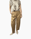 PANTALONE IN TELA CON PENCES SUSY MIX - XE BLU ABBIGLIAMENTO