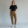 PANTALONE MACULATO SUSY MIX - XE BLU Abbigliamento Donna