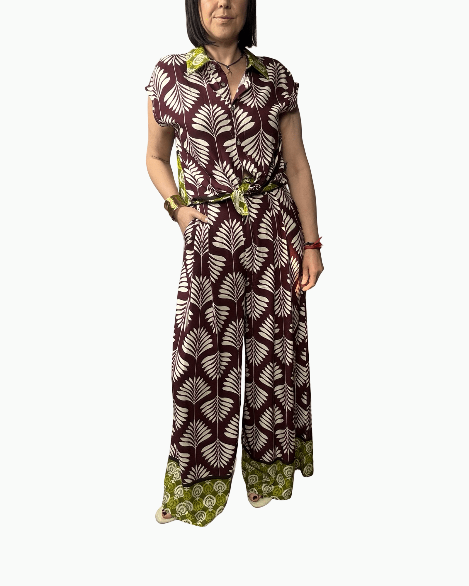 PANTALONE MULTIFANTASIA SUSY MIX - XE BLU ABBIGLIAMENTO