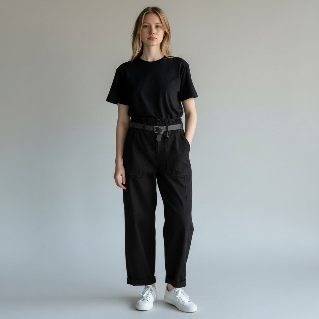 PANTALONE STELLINA COLORATO SUSY MIX - XE BLU Abbigliamento Donna