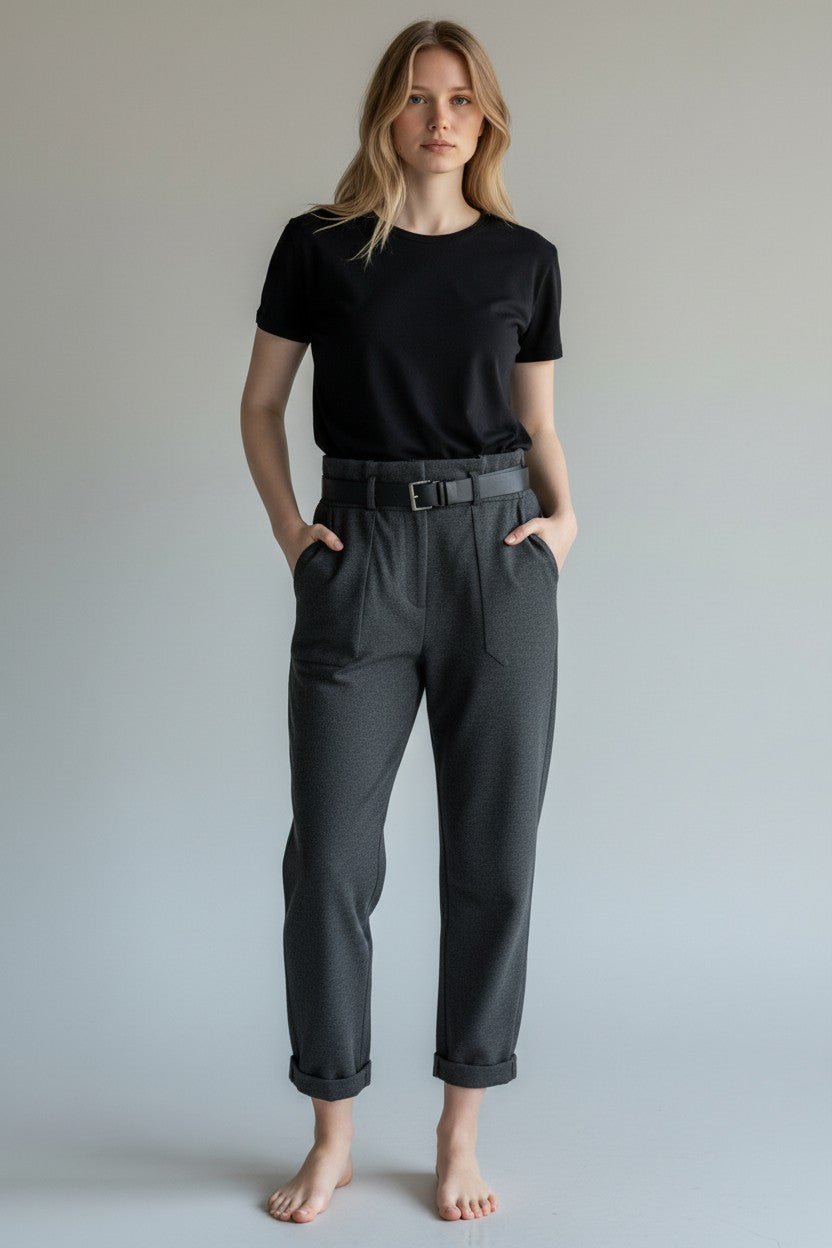 PANTALONE STELLINA PUNTO MILANO SUSY MIX - XE BLU Abbigliamento Donna