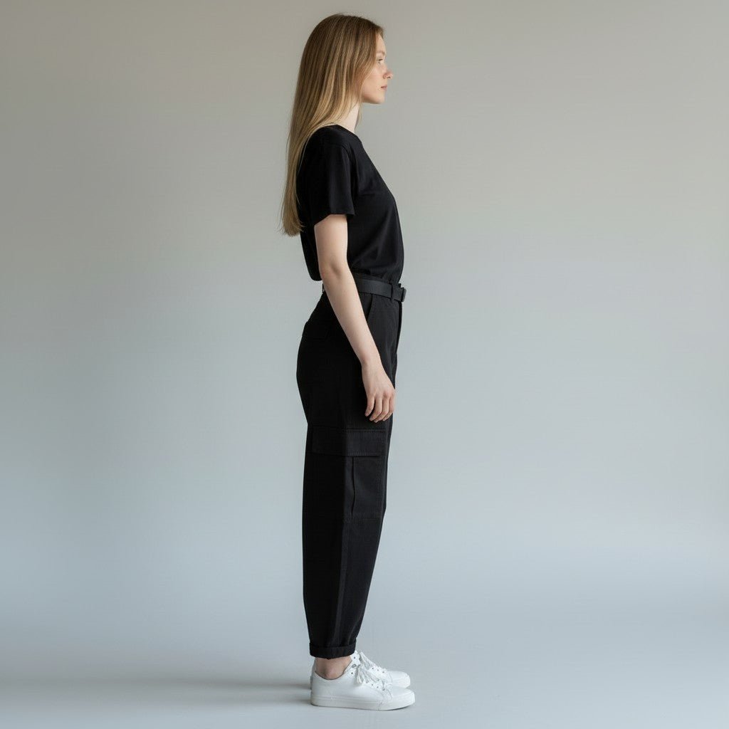 PANTALONE TASCONE SUSY MIX - XE BLU Abbigliamento Donna