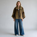 PELLICCIA CON MANICA A 3/4 DIXIE - XE BLU Abbigliamento Donna