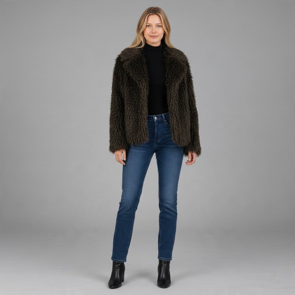 PELLICCIA IN MONGOLIA MOTEL - XE BLU Abbigliamento Donna