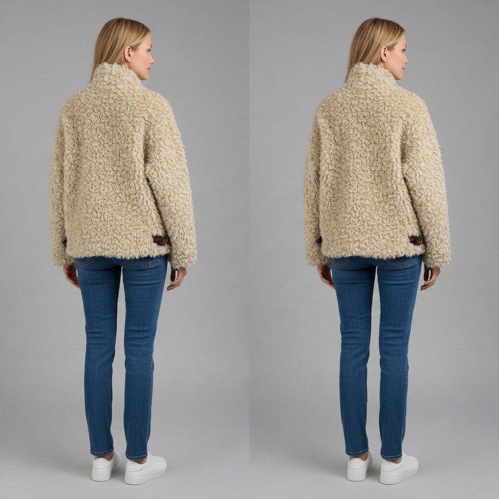 PELLICCIA RICCIOLINA MOTEL - XE BLU Abbigliamento Donna