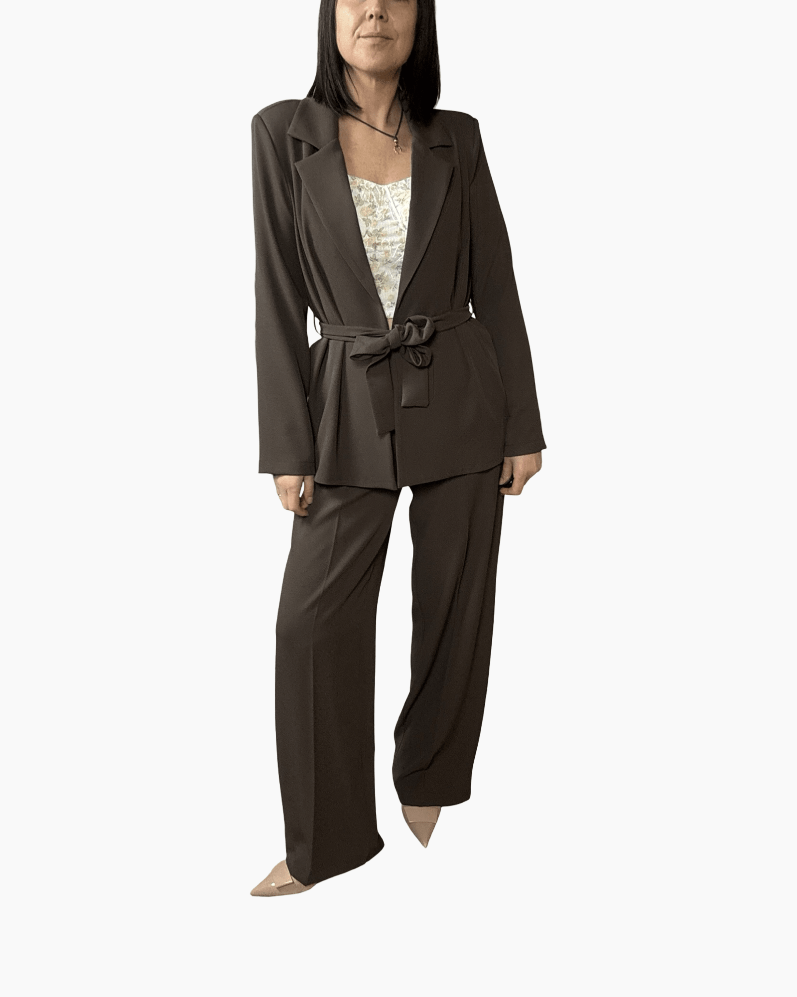 TAILLEUR CON FIOCCO SUSY MIX - XE BLU ABBIGLIAMENTO