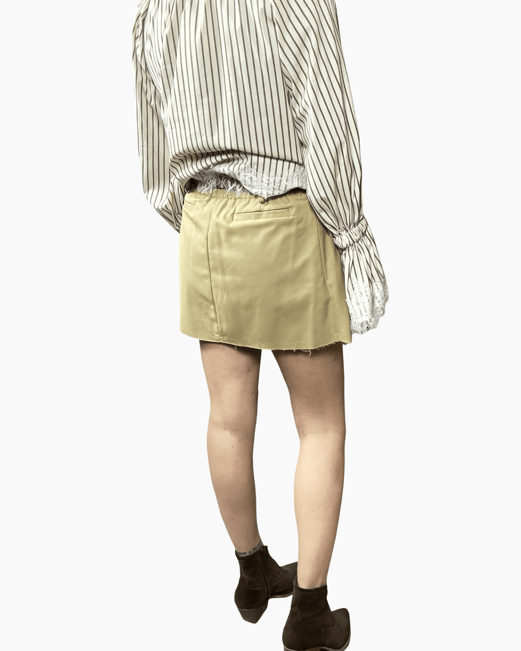 MINIGONNA IN COTONE VICOLO - XE BLU ABBIGLIAMENTO