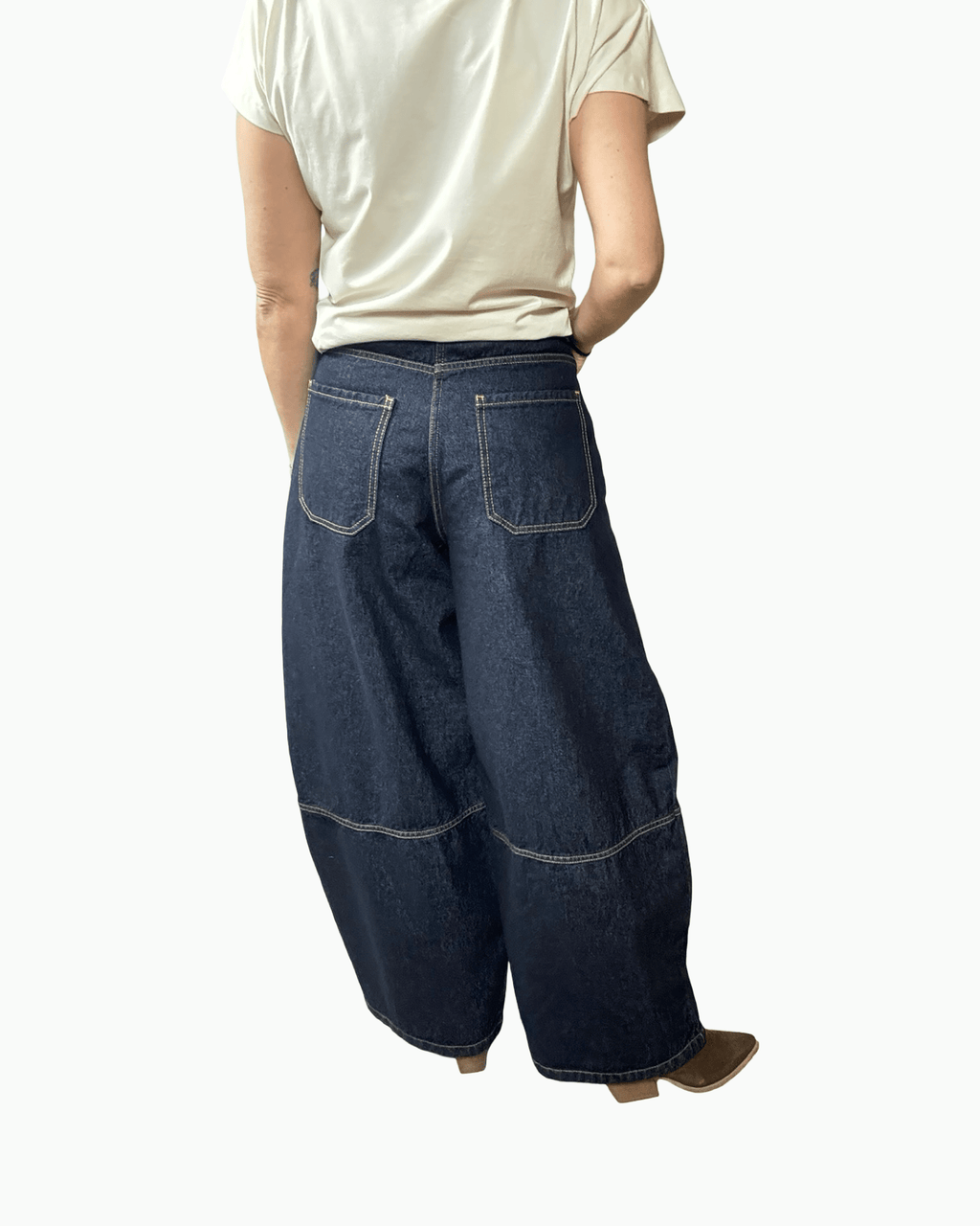 JEANS WESTERN TENSIONE IN - XE BLU ABBIGLIAMENTO