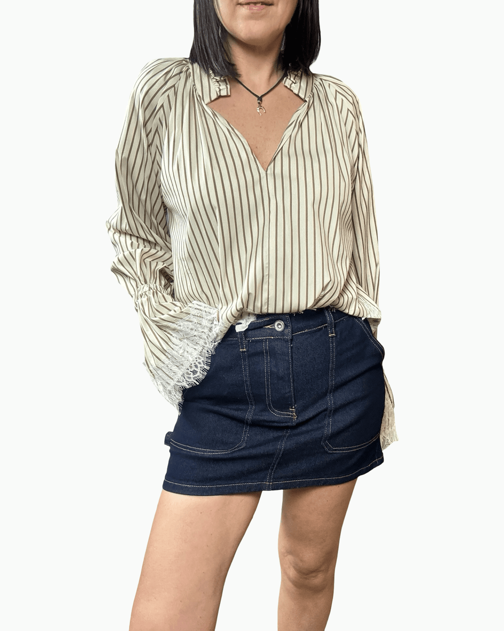 MINIGONNA IN JEANS SUSY MIX - XE BLU ABBIGLIAMENTO