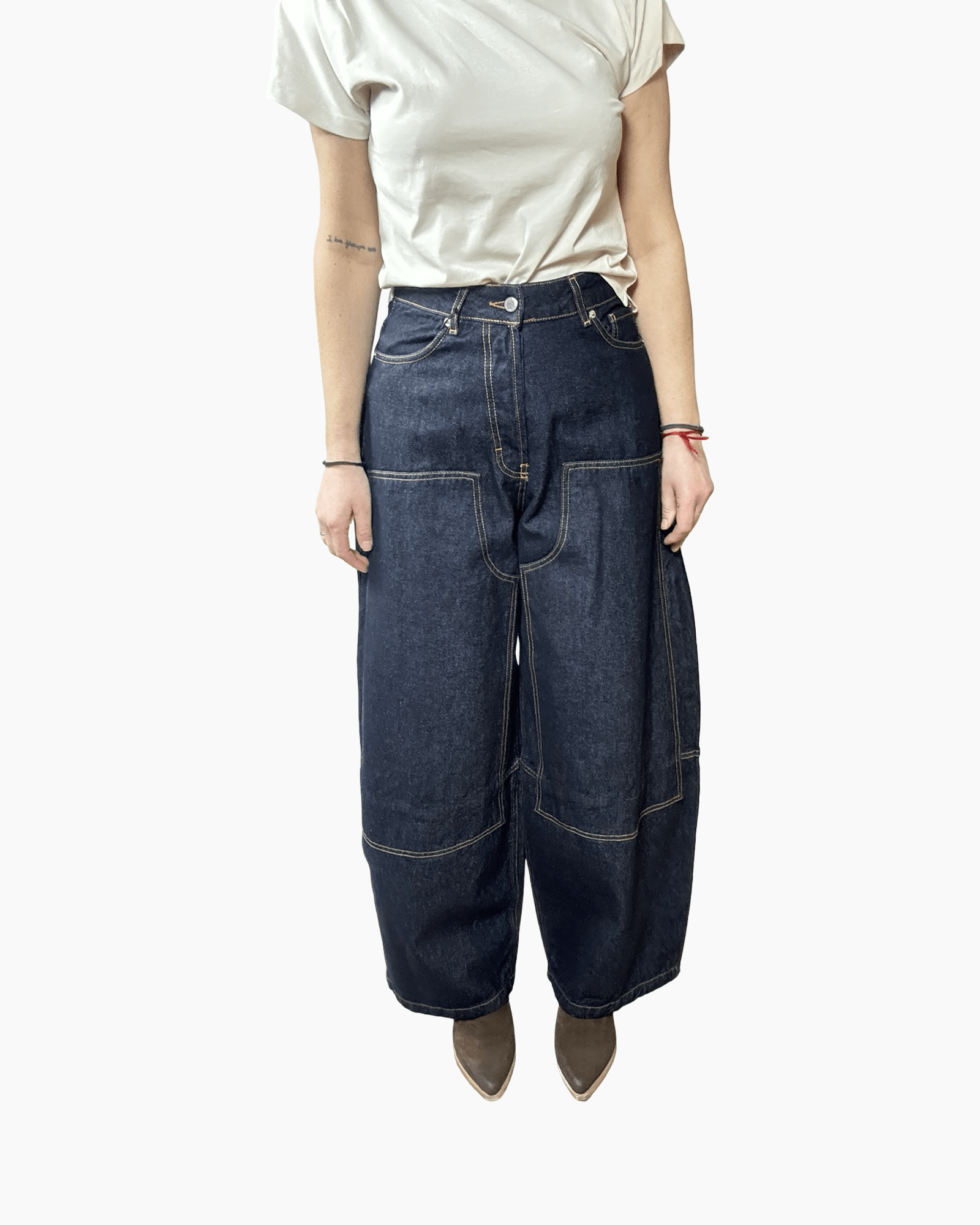 JEANS WESTERN TENSIONE IN - XE BLU ABBIGLIAMENTO