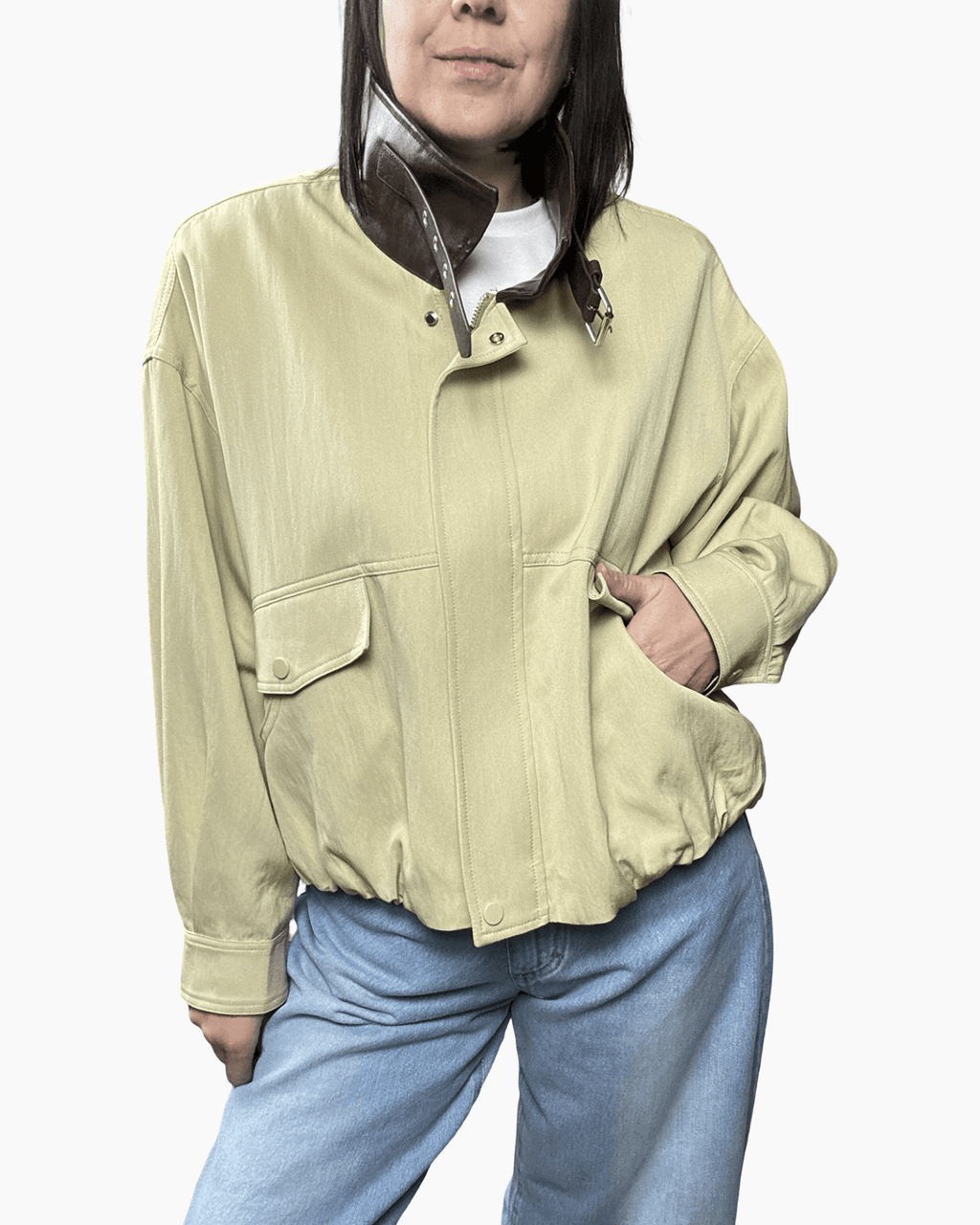 BOMBER IN TELA VICOLO - XE BLU ABBIGLIAMENTO
