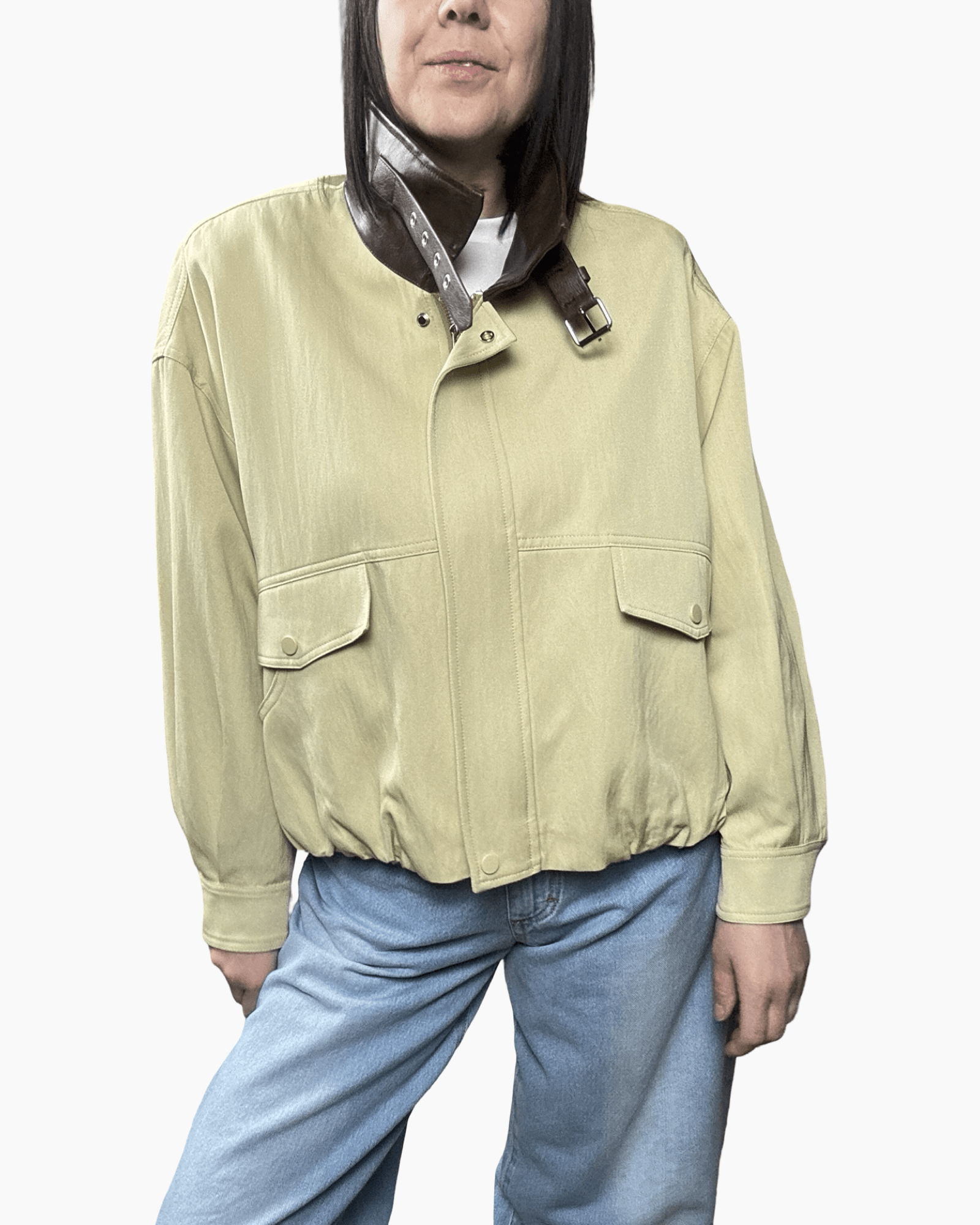 BOMBER IN TELA VICOLO - XE BLU ABBIGLIAMENTO