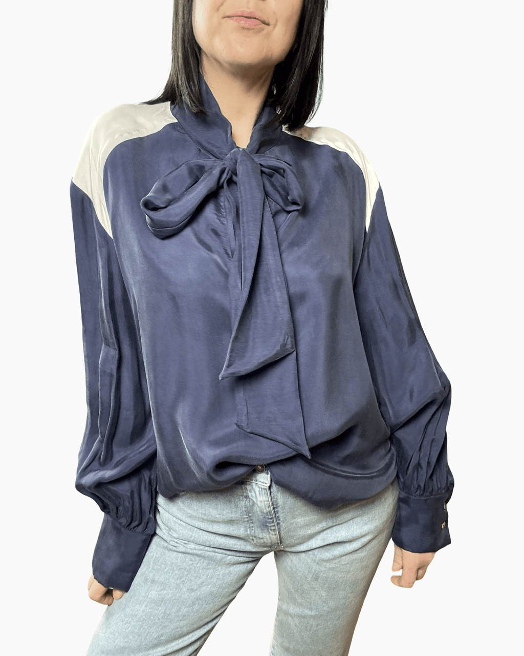 CAMICIA CON LA BANDA TENSIONE IN - XE BLU ABBIGLIAMENTO