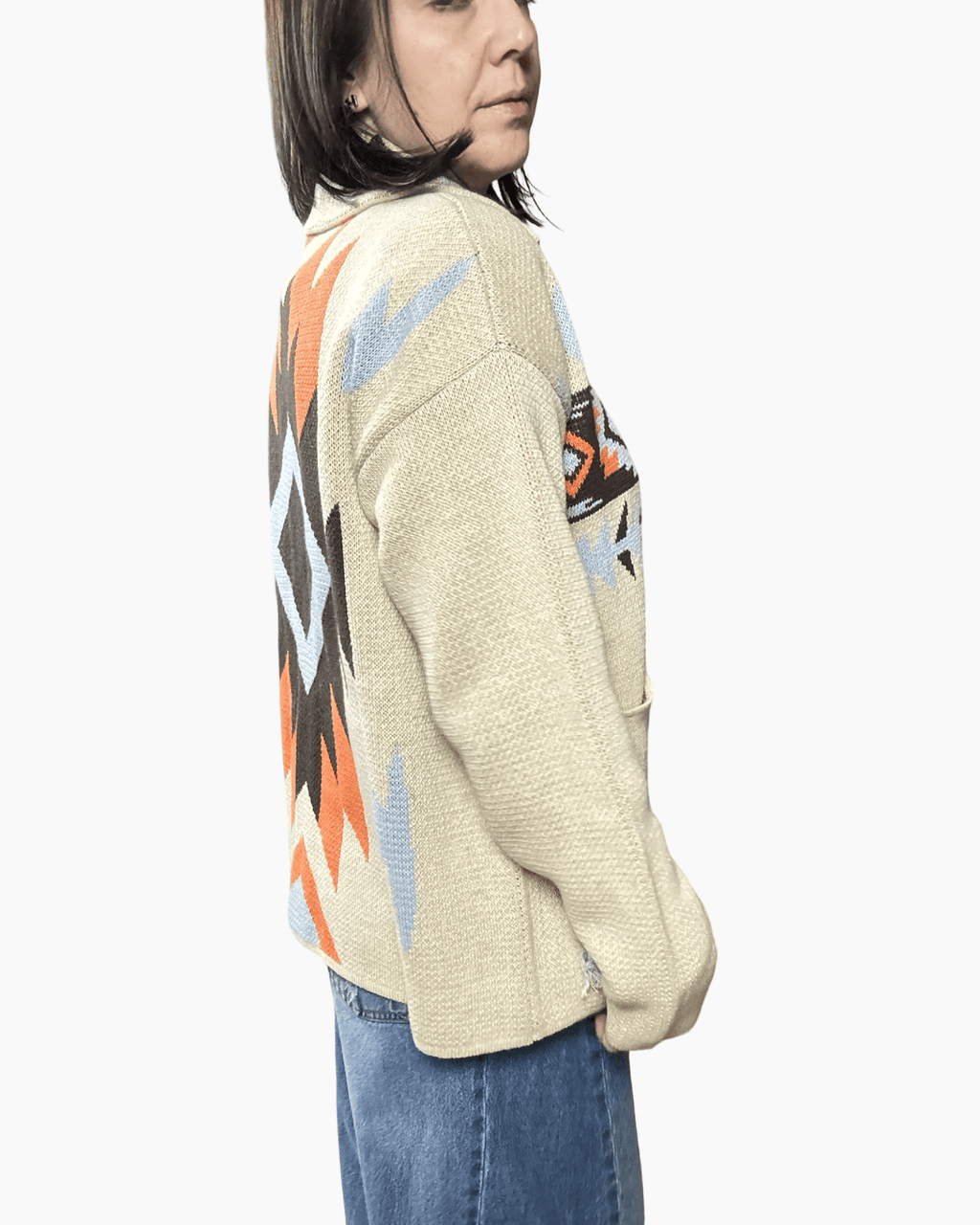 CARDIGAN A FANTASIA VICOLO - XE BLU ABBIGLIAMENTO