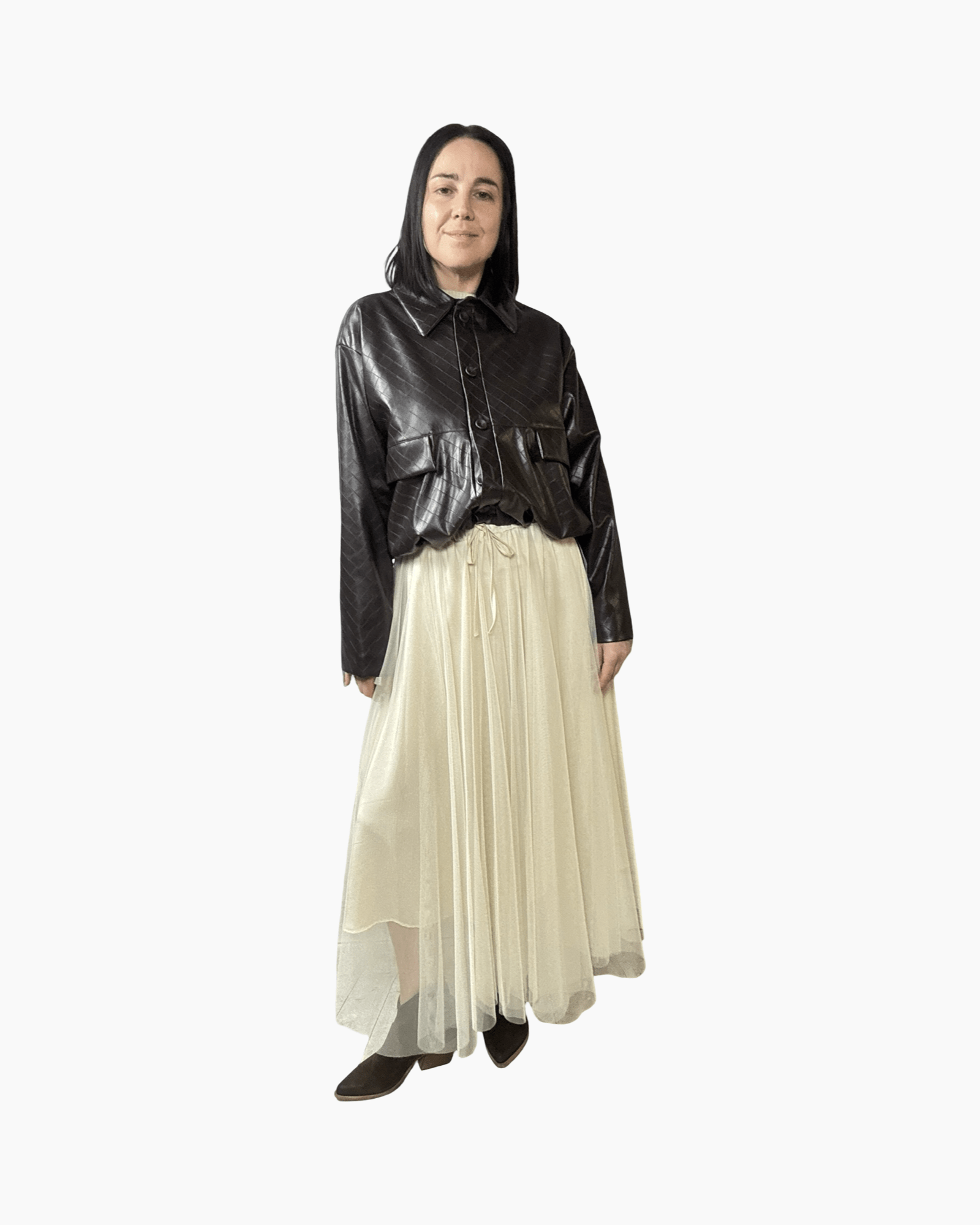 GONNA IN TULLE CON BANDA SUSY MIX - XE BLU ABBIGLIAMENTO