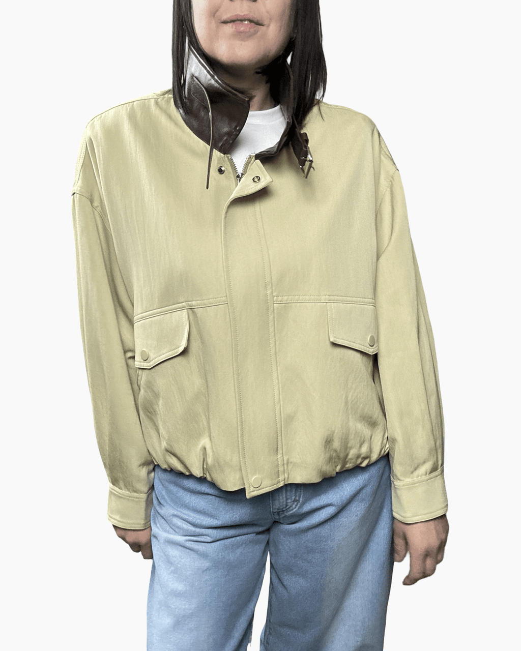 BOMBER IN TELA VICOLO - XE BLU ABBIGLIAMENTO