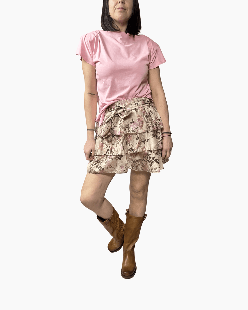 GONNA CORTA A BALZETTE SUSY MIX - XE BLU ABBIGLIAMENTO