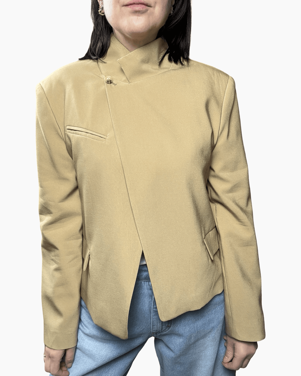 GIACCA ASIMMETRICA DIXIE - XE BLU ABBIGLIAMENTO