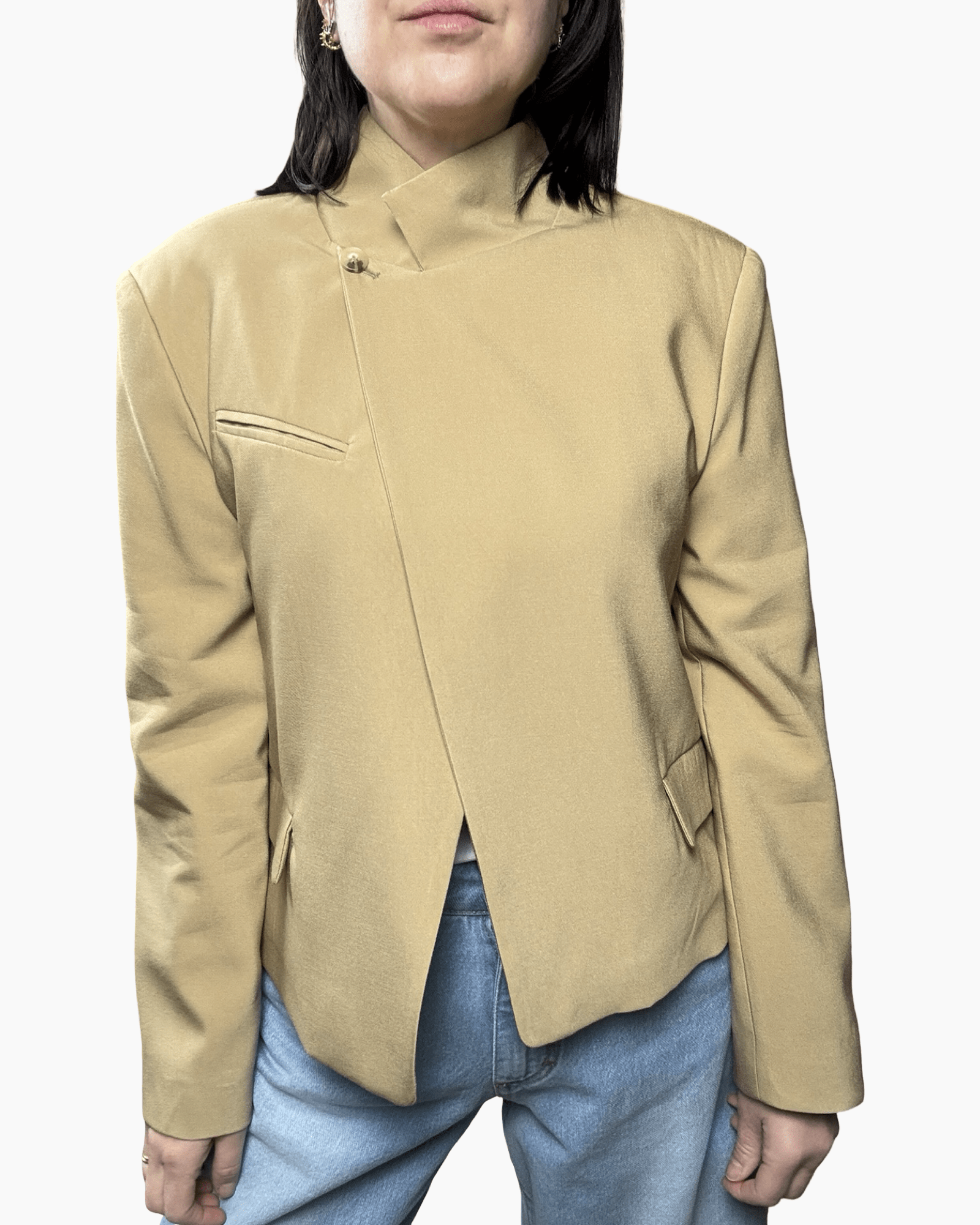 GIACCA ASIMMETRICA DIXIE - XE BLU ABBIGLIAMENTO