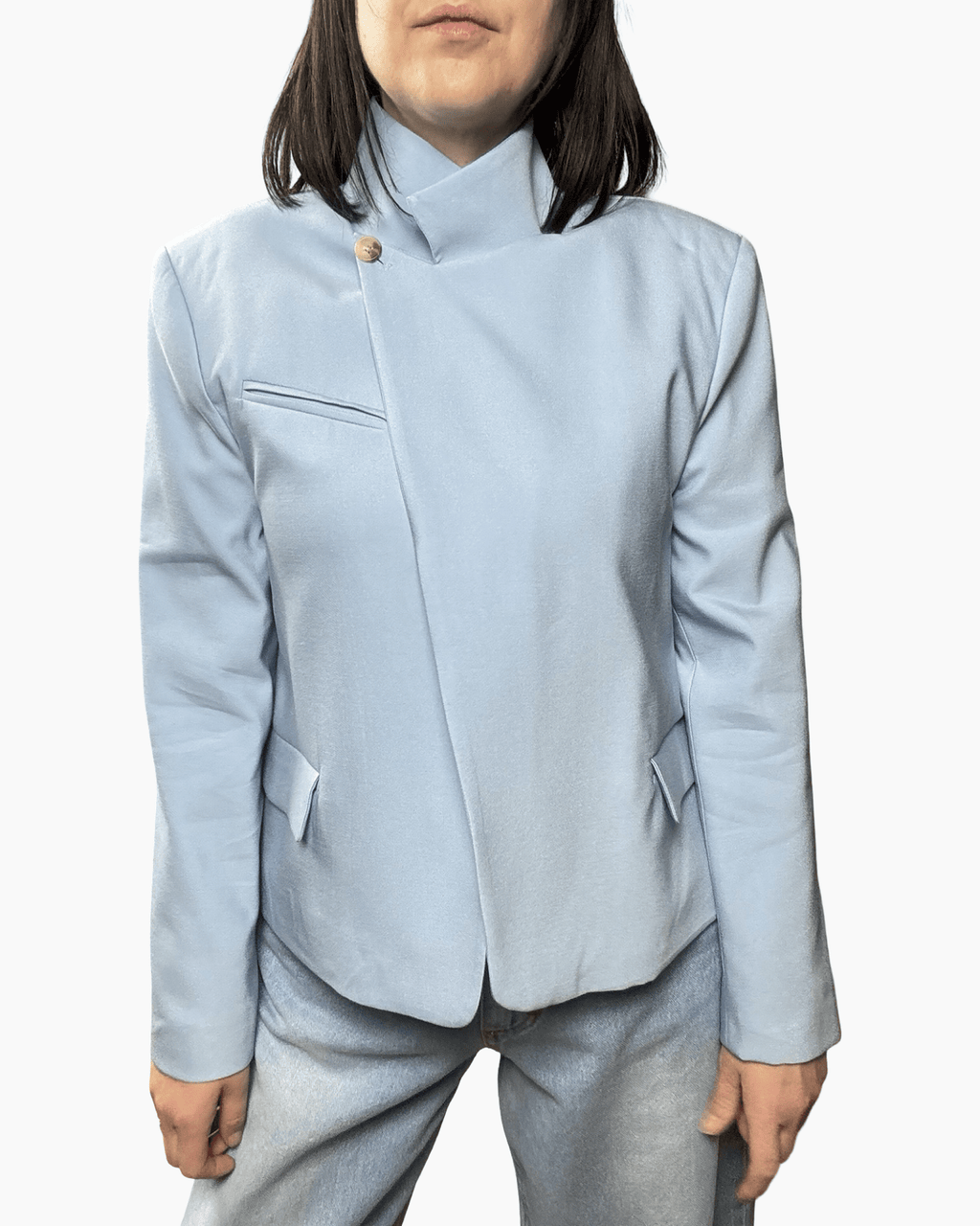 GIACCA ASIMMETRICA DIXIE - XE BLU ABBIGLIAMENTO