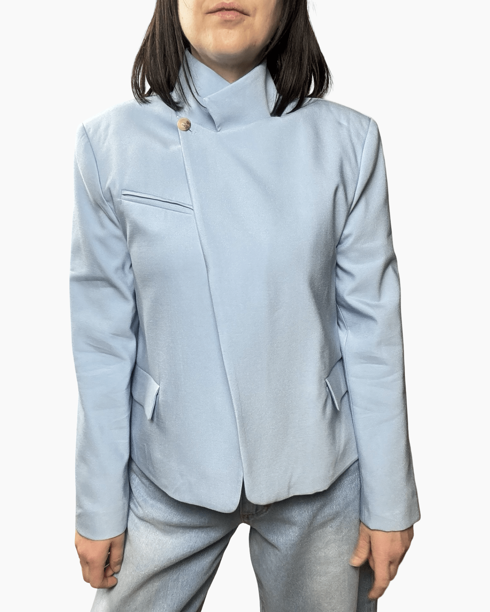 GIACCA ASIMMETRICA DIXIE - XE BLU ABBIGLIAMENTO