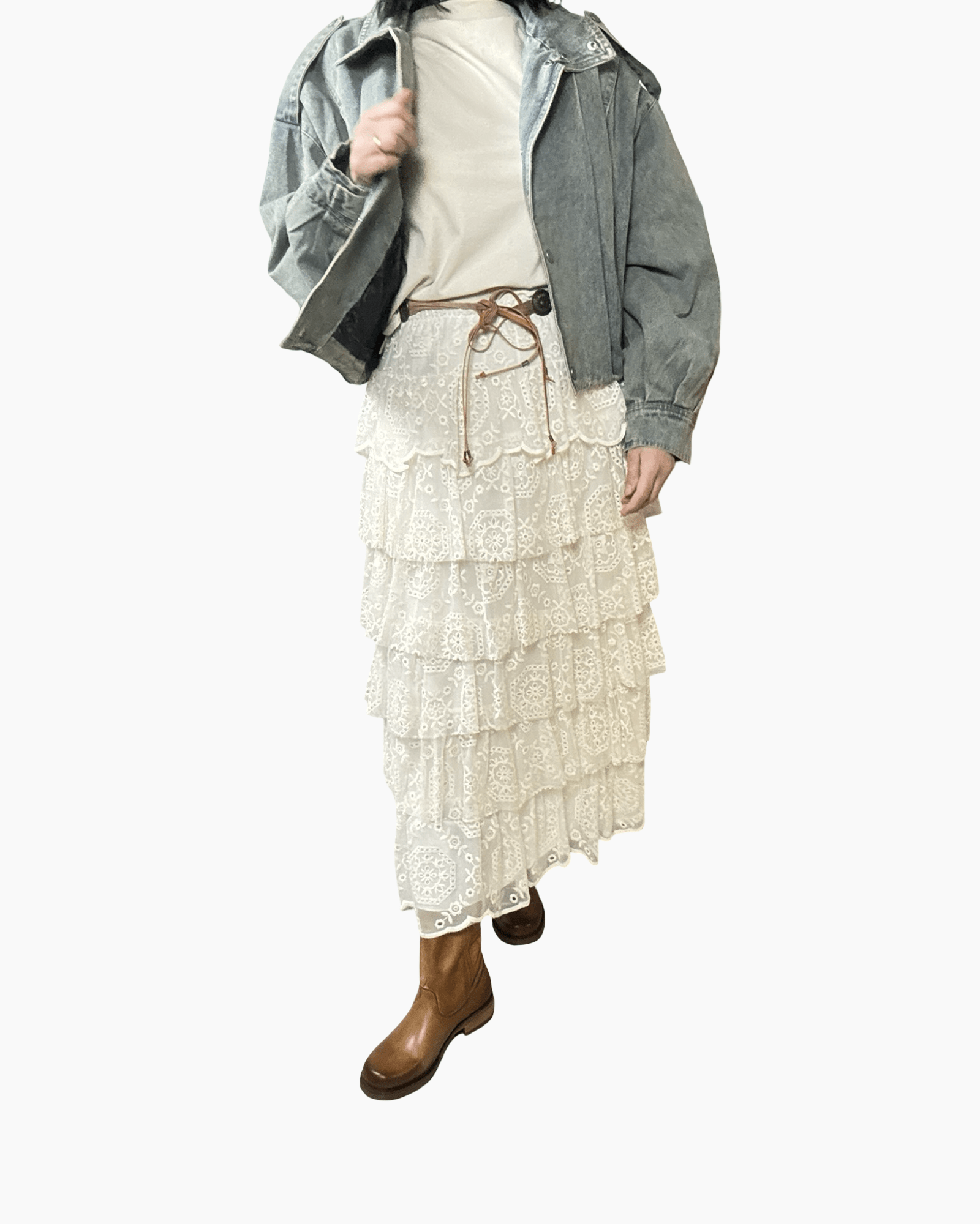 GONNA IN PIZZO TENSIONE IN - XE BLU ABBIGLIAMENTO