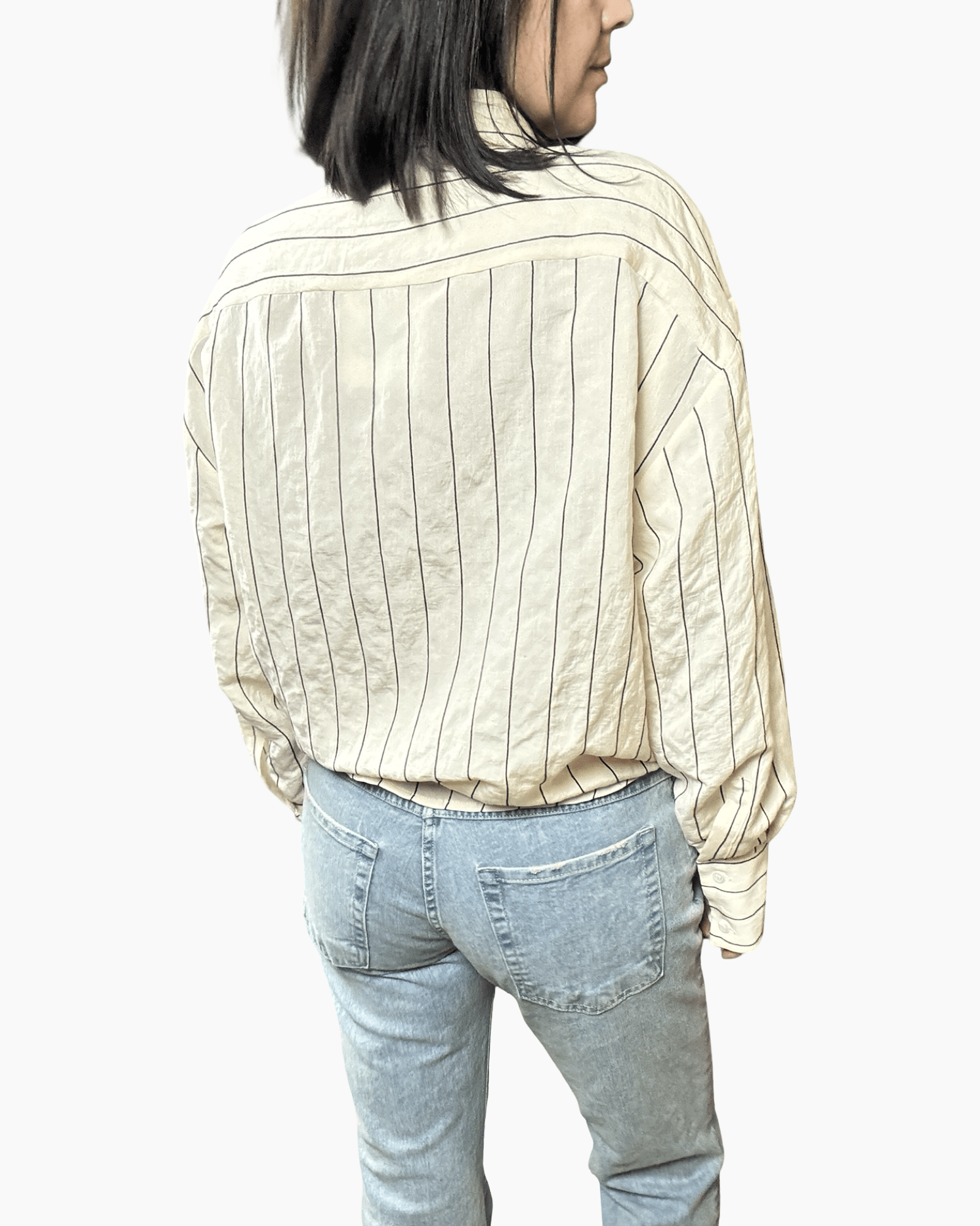 CAMICIA GESSATA CON SPILLA VICOLO - XE BLU ABBIGLIAMENTO