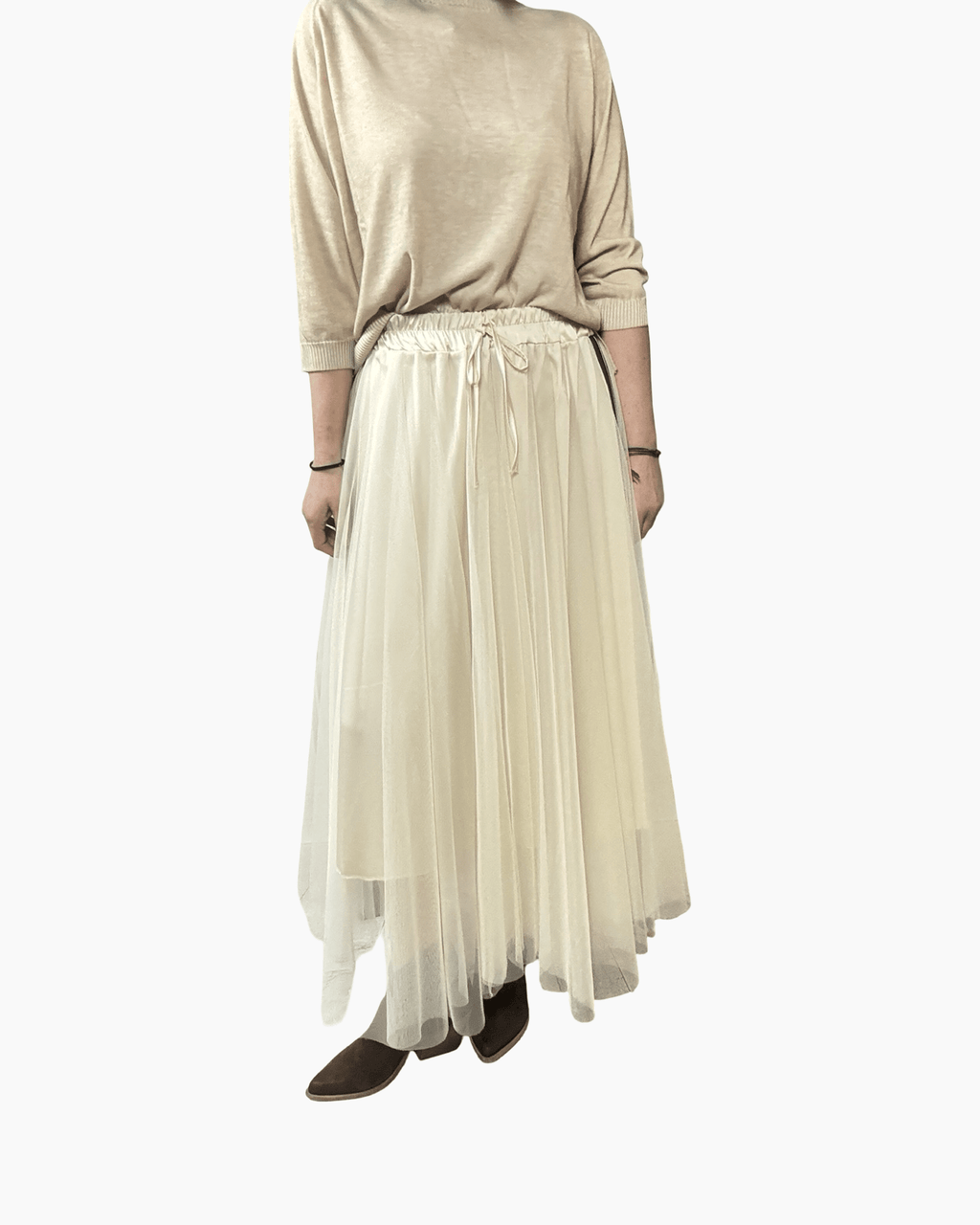 GONNA IN TULLE CON BANDA SUSY MIX - XE BLU ABBIGLIAMENTO