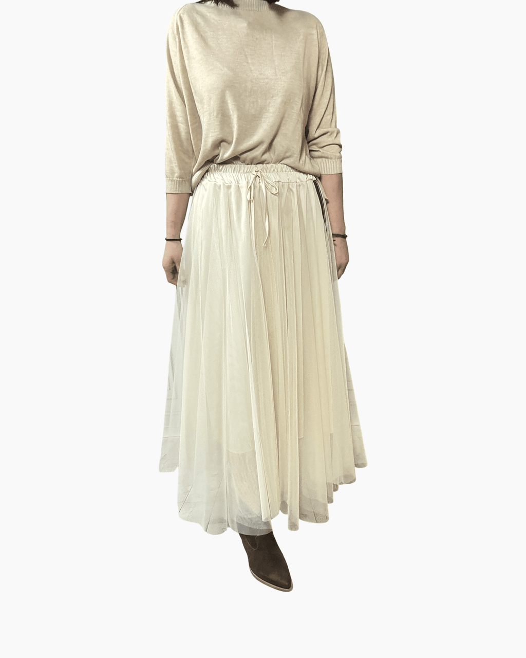 GONNA IN TULLE CON BANDA SUSY MIX - XE BLU ABBIGLIAMENTO