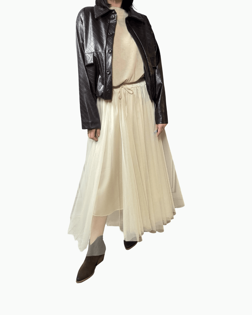 GONNA IN TULLE CON BANDA SUSY MIX - XE BLU ABBIGLIAMENTO