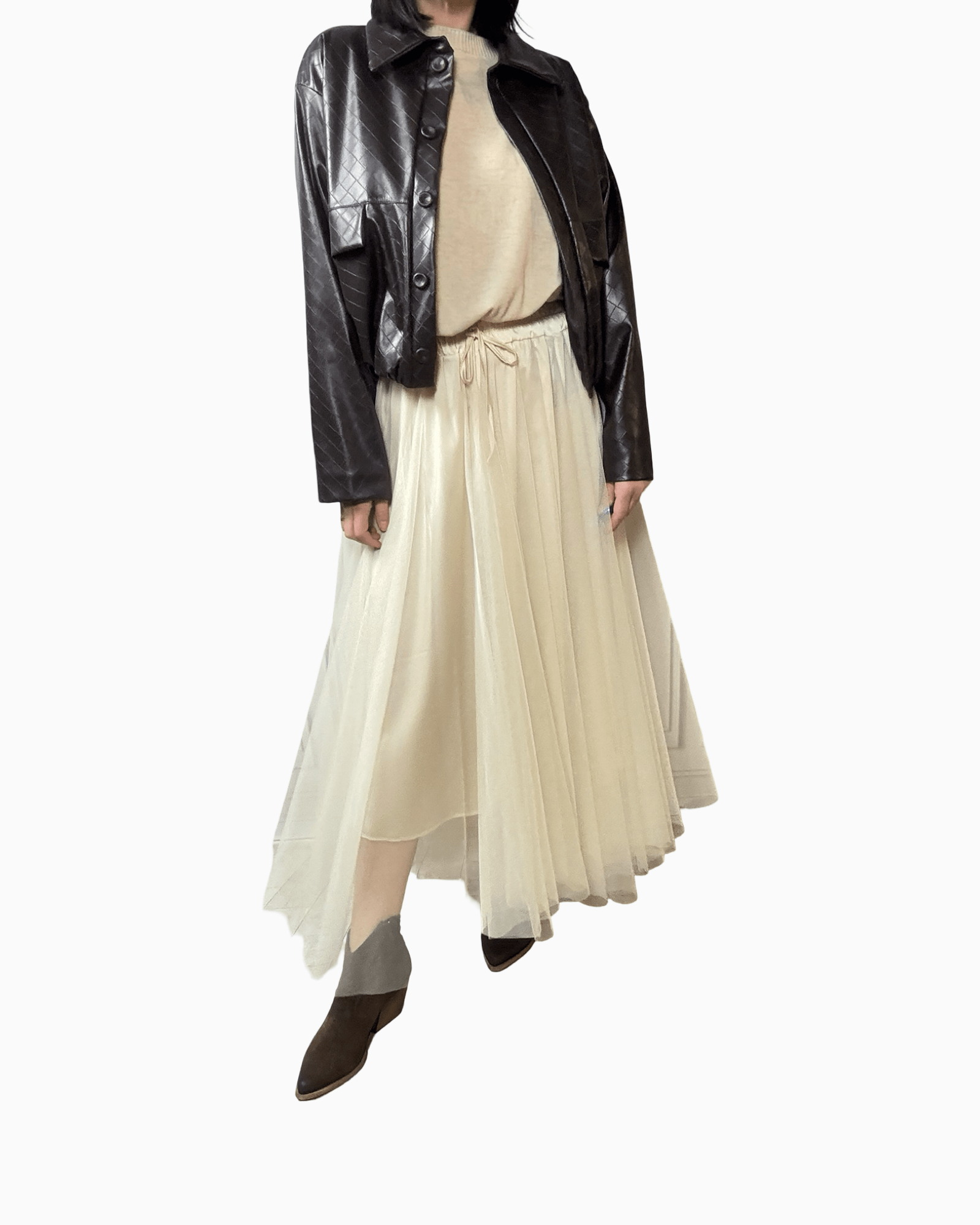 GONNA IN TULLE CON BANDA SUSY MIX - XE BLU ABBIGLIAMENTO