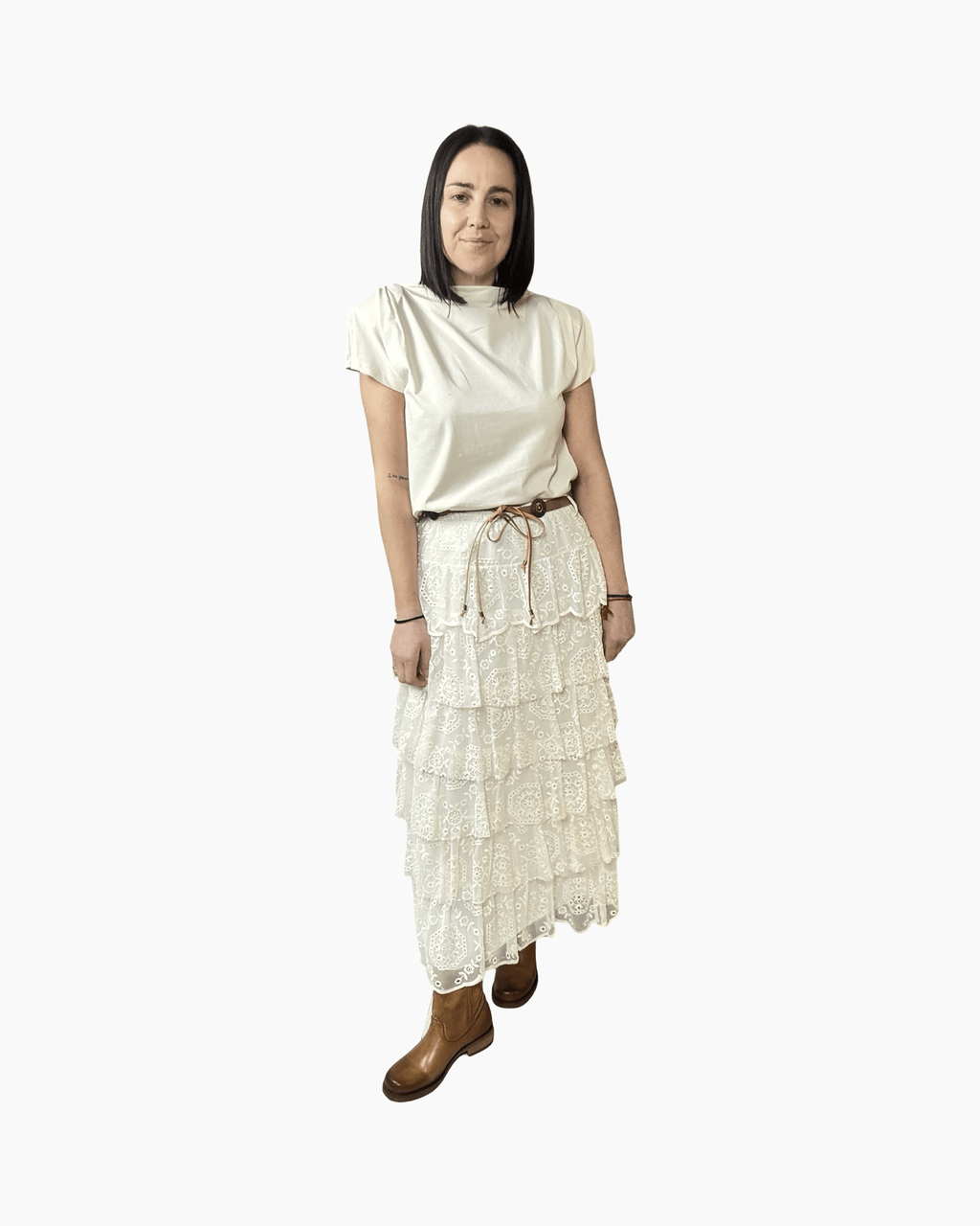 GONNA IN PIZZO TENSIONE IN - XE BLU ABBIGLIAMENTO
