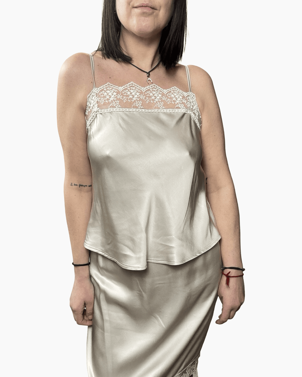 TOP IN RASO TENSIONE IN - XE BLU ABBIGLIAMENTO