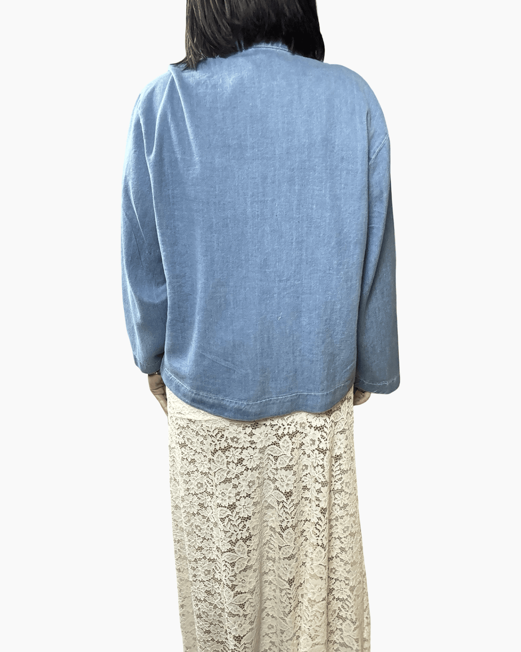 GIACCA NAPOLEON IN JEANS SUSY MIX - XE BLU ABBIGLIAMENTO