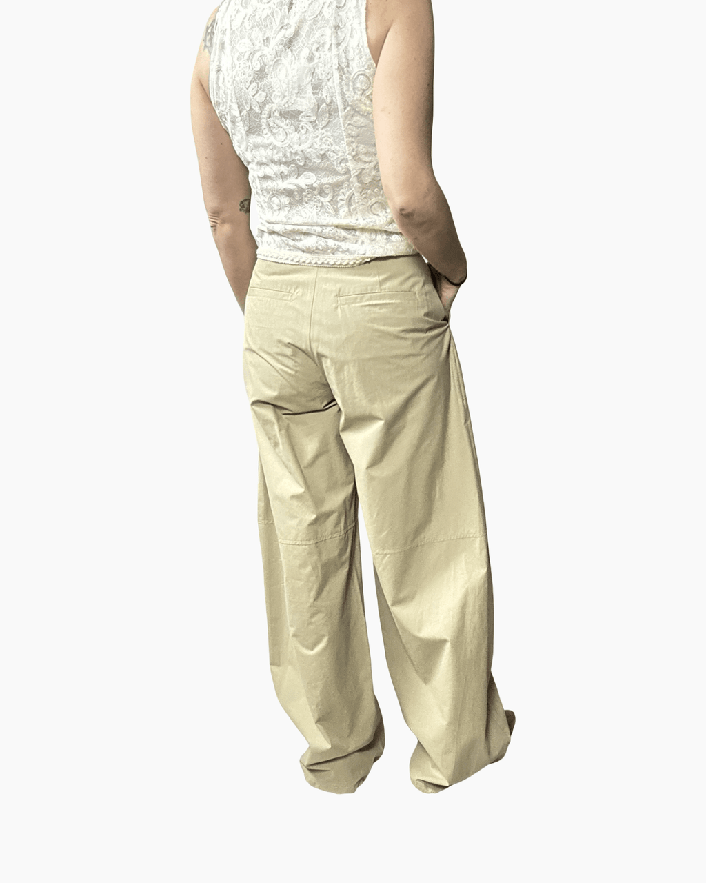 PANTALONE A PALAZZO CARGO VICOLO - XE BLU ABBIGLIAMENTO