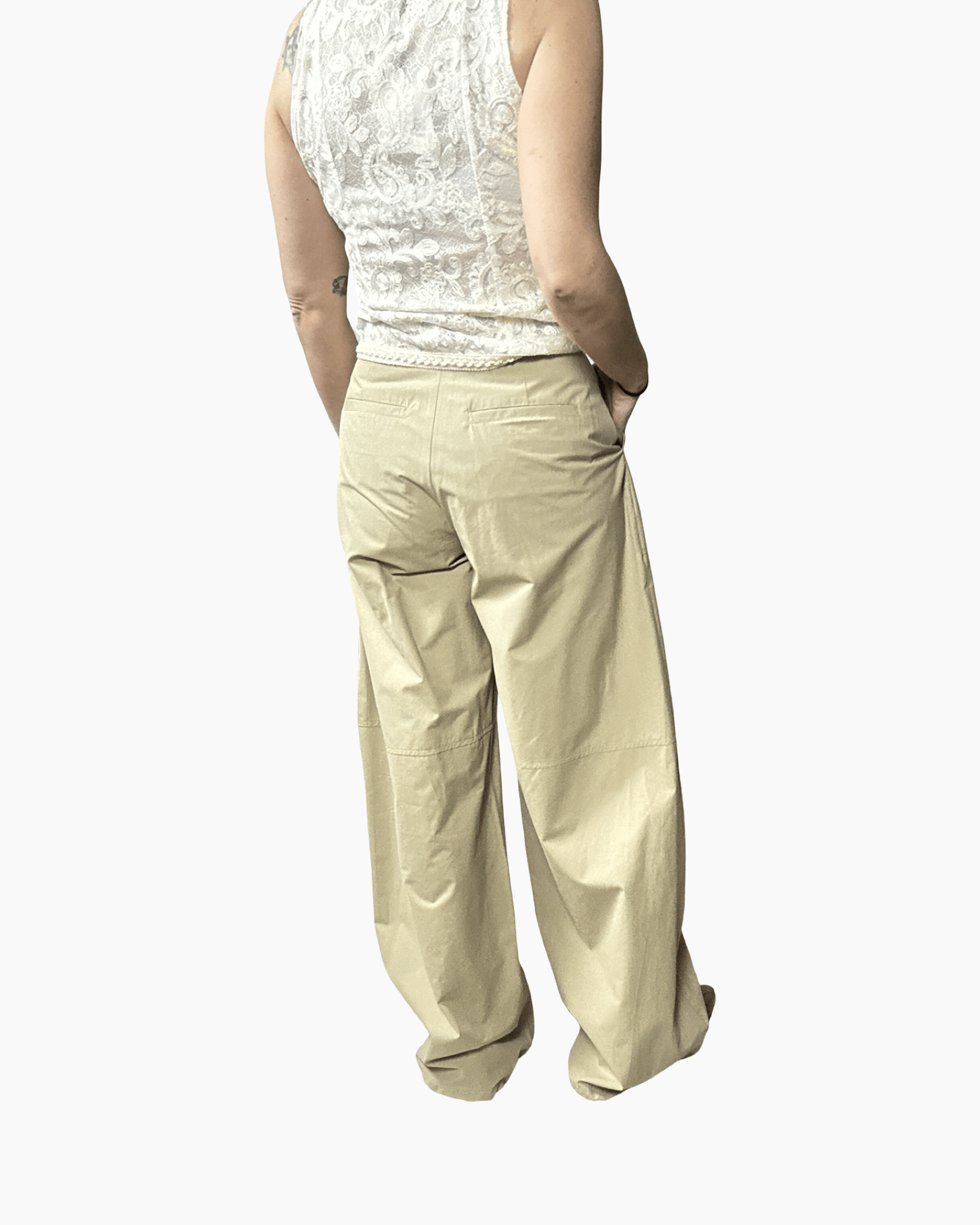 PANTALONE A PALAZZO CARGO VICOLO - XE BLU ABBIGLIAMENTO