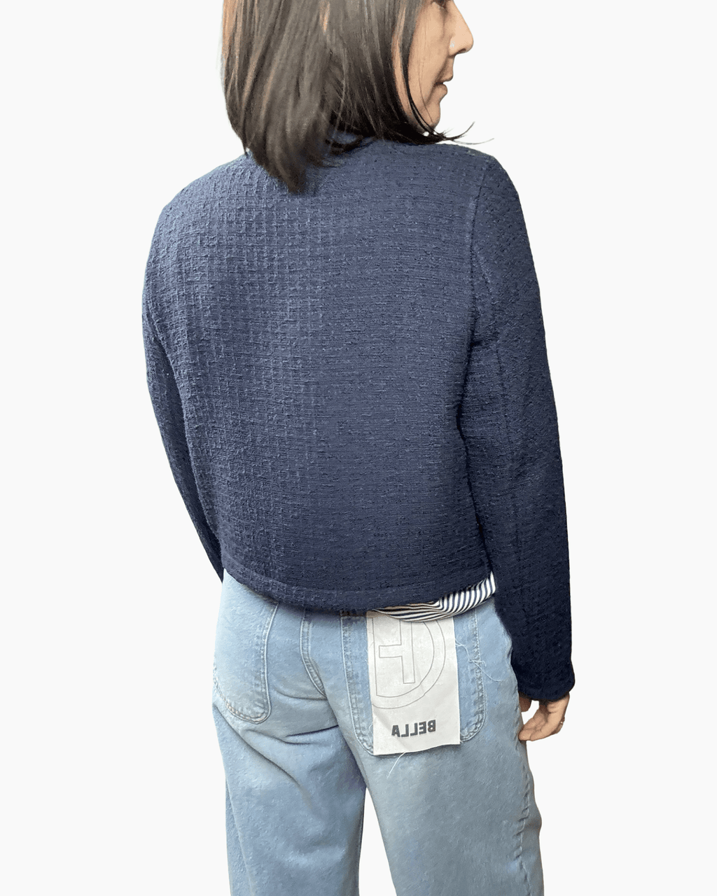 GIACCA NAPOLEON IN TWEED SUSY MIX - XE BLU ABBIGLIAMENTO