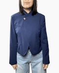GIACCA ASIMMETRICA SUSY MIX - XE BLU ABBIGLIAMENTO