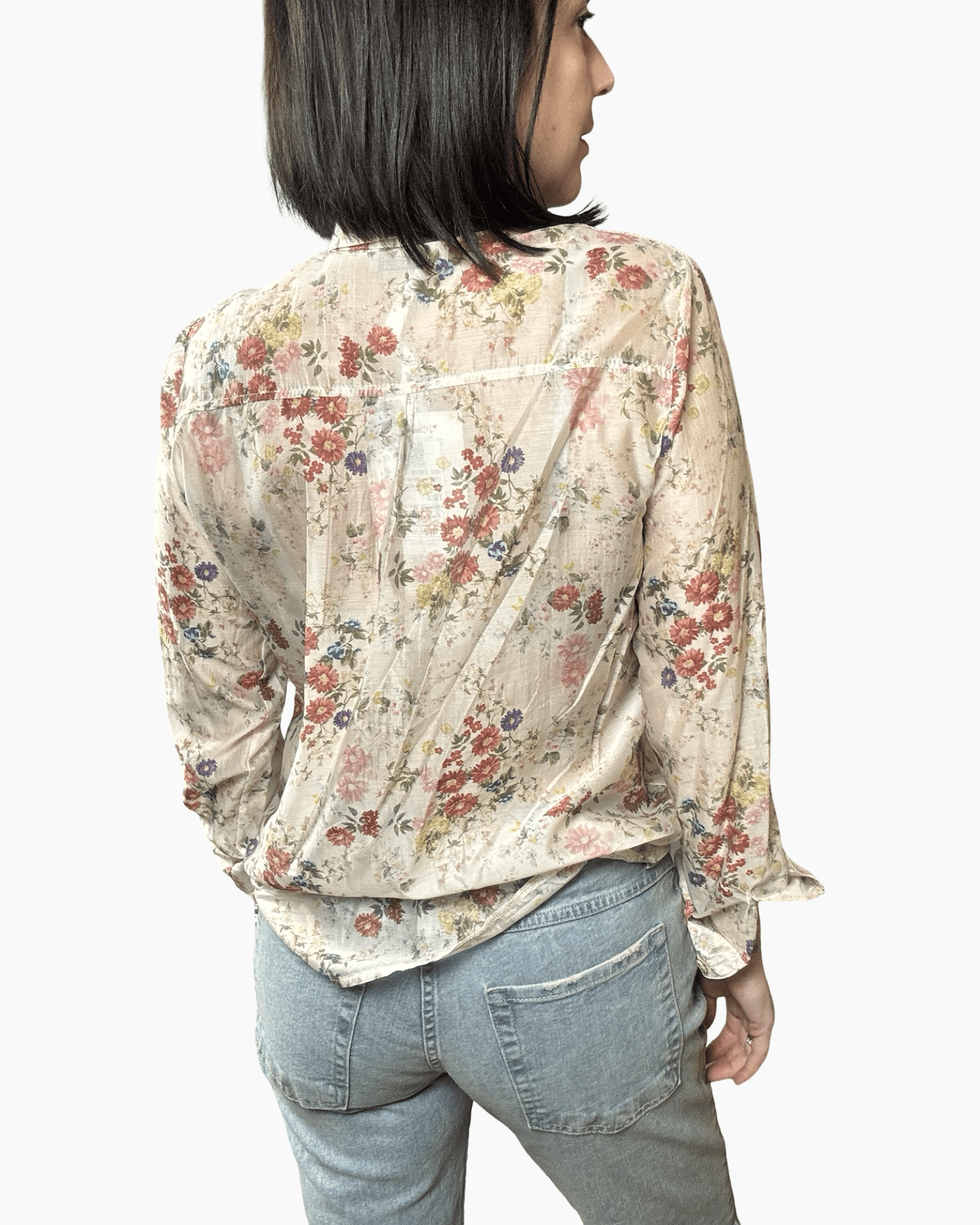 CAMICIA FLOREALE SUSY MIX - XE BLU ABBIGLIAMENTO