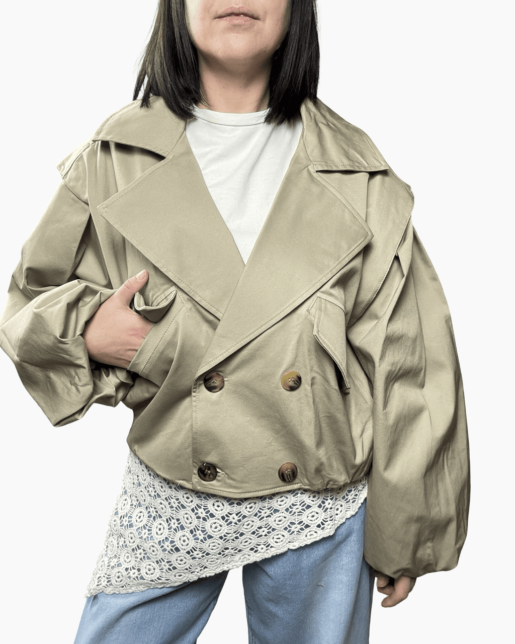 BOMBER SUSY MIX - XE BLU ABBIGLIAMENTO
