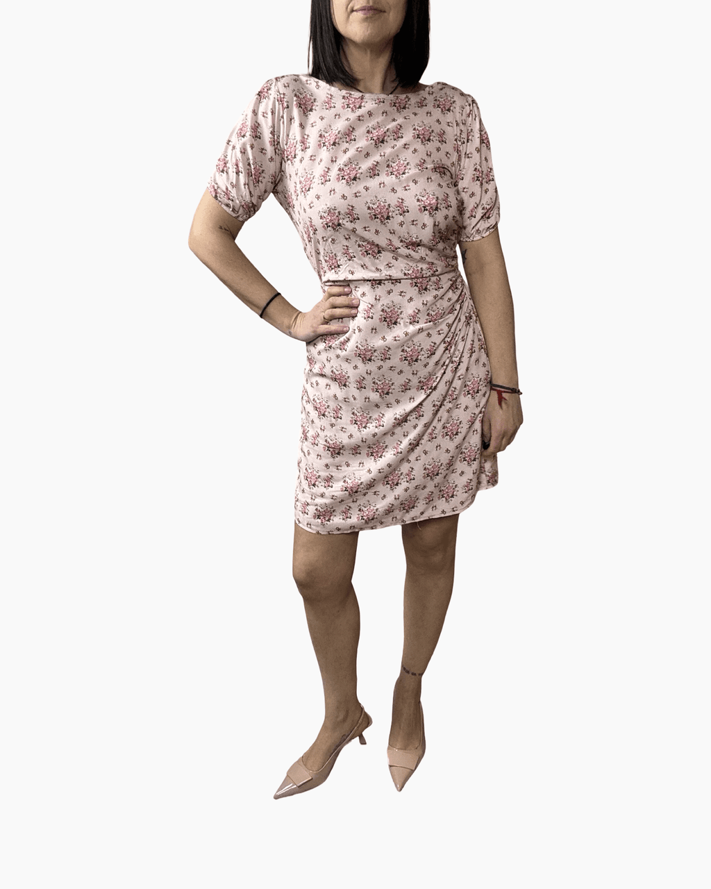 ABITO DRAPPEGGIATO SUSY MIX - XE BLU ABBIGLIAMENTO