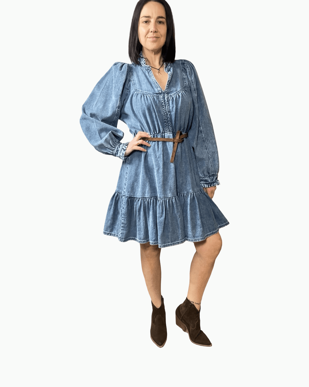 ABITO IN DENIM DIXIE - XE BLU ABBIGLIAMENTO
